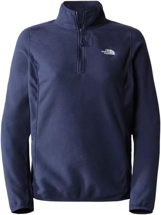 Damski Lekki Polar The North Face W 100 Glacier 1/4 Zip - Summit