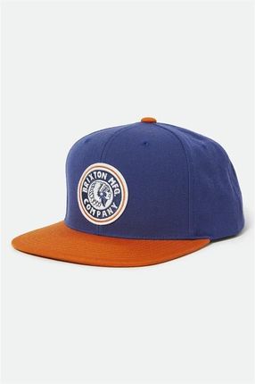 czapka z daszkiem BRIXTON - Rival Mp Snapback Joe Blue-Burnt Orange (JBLBO) rozmiar: OS