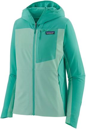 Polar dla Kobiet Patagonia W's R1 CrossStrata Hoody - Early Teal