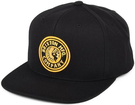 czapka z daszkiem BRIXTON - Rival Mp Snapback Black-Gold (BKGLD) rozmiar: OS