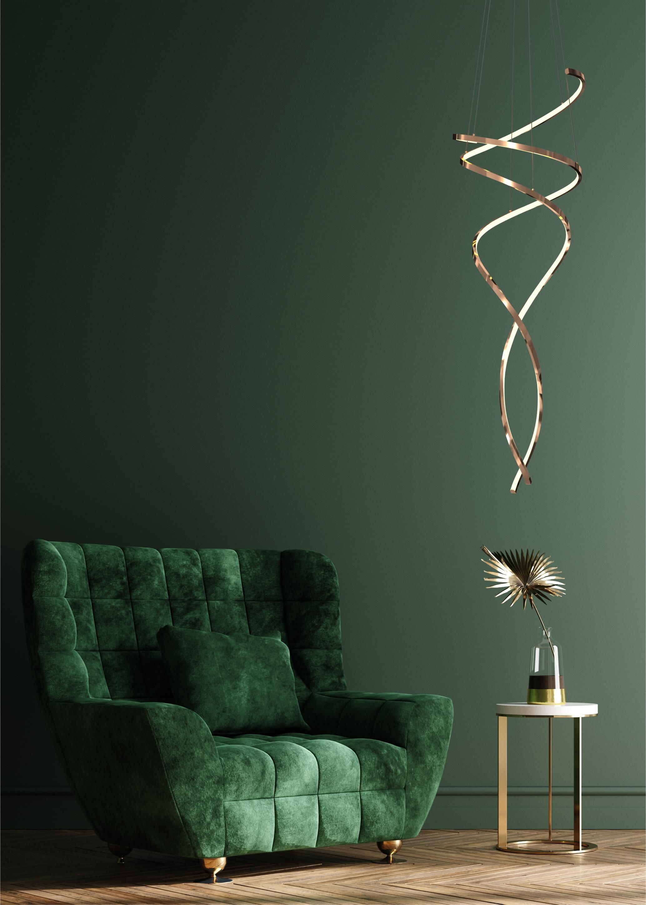 CoCoスターライト Zuma Line - Lampa Wisząca Coco Led 68W 3000-4000-6000K Złoty