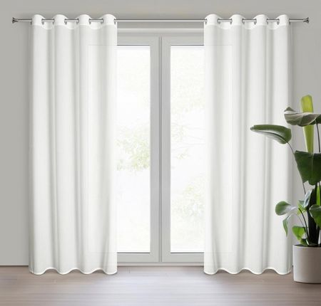 Eurofirany Firana Gotowa Rossi 135x250 Cm Biały
