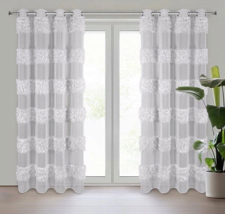 Eurofirany Firana Gotowa Margaret 140x250 Cm Srebrny