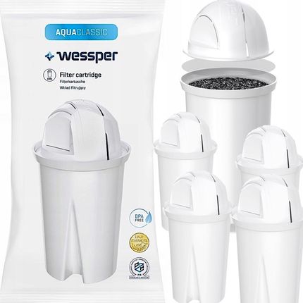 Wessper 4X Filtr Aquaclassic Do Wody Aqua Classic Dzbanka Brita Dafi