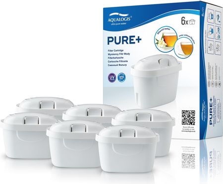 Aqualogis Wkład Filtrujący Pure+ 6Pk Do Dzbanków