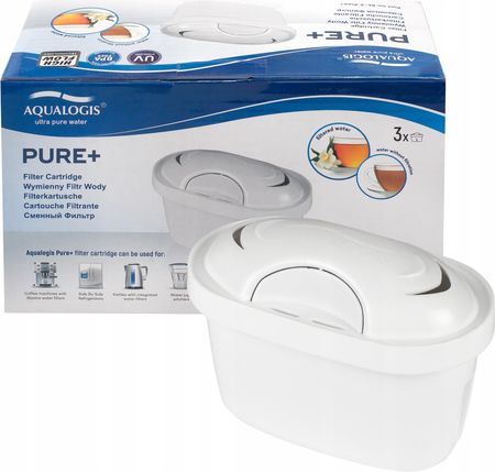 Aqualogis Filtr Pure+ Do Dafi Unimax Brita Maxtra+ 3szt.