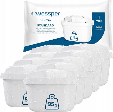 Wessper Filtr Do Dzbanka Aquamax 95G Wkład Zamiennik Dafi 9Szt. Wes0039