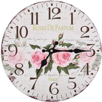 Zakito Zegar Ścienny Retro Mdf 30Cm Różnokolorowy (Z50625)