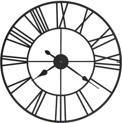 Zakito Zegar Ścienny Retro Metalowa Rama 80Cm Czarny (Z50644)