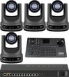PTZOptics 4 Full Bundle Move 4K 12x