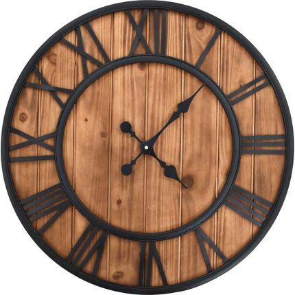 Zakito Zegar Ścienny Retro 60Cm Brązowo Czarny (Z50646)