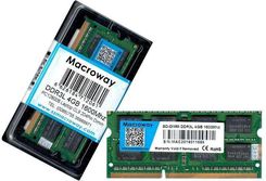 Pamięć RAM  SO-DIMM Macroway DDR3L 4GB 1600MHz