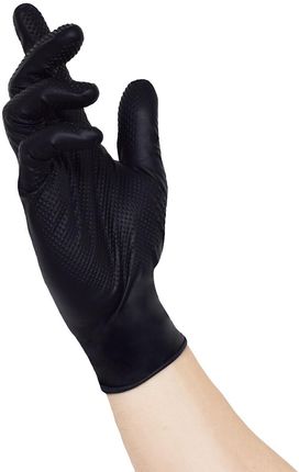 Nitras Safety Jednorazowe Rękawice Nitrylowe Nitras 8330 Tough Grip N - zdjęcie 2