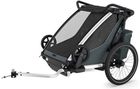 Thule Chariot Cross 2 single - przyczepka rowerowa do jednego dziecka-Dark Slate