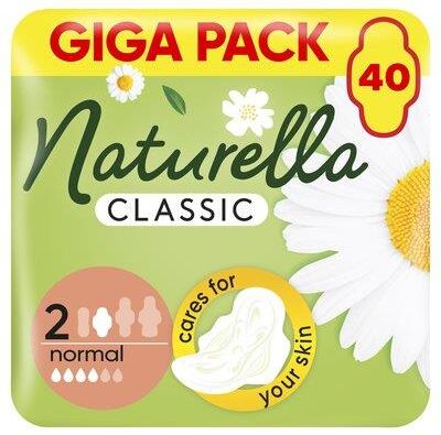 Podpaski NATURELLA Classic Normal Rozmiar 2 40 sztuk