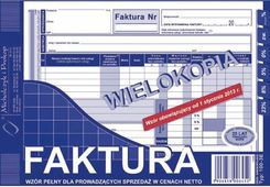 Michalczyk I Prokop Faktura Netto A5 (Pełna) (Wielokopia)