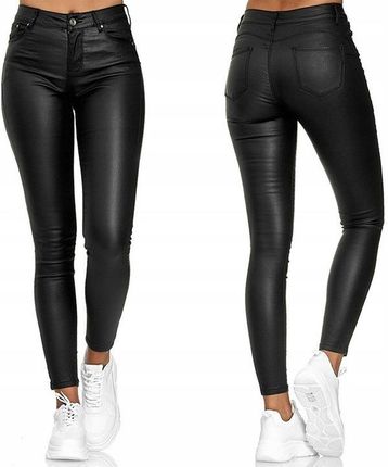 DAMSKIE SPODNIE MODELUJĄCE WOSKOWANE SKÓRA PUSH-UP