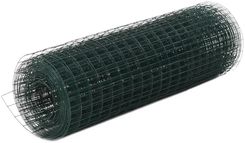 Zakito Home Siatka Ogrodzeniowa Pvc 25X0,5m Zielona 19X19mm Zh143632