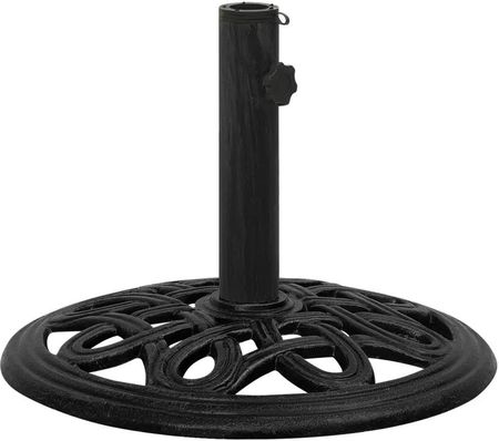 Zakito Home Podstawa Parasolowa Żeliwna Czarna 44X32cm Adapter 35 38 48mm Zh317768