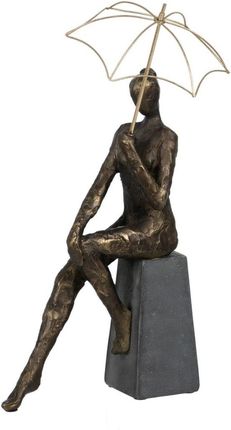 Bigbuy Home Figurka Dekoracyjna Miedź Kobieta 25X17,5X44 Cm 1235722