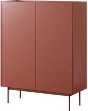 Halmar Komoda Color Kd 97 Ceramic Red + Dąb Linea COLOR KD-97-red