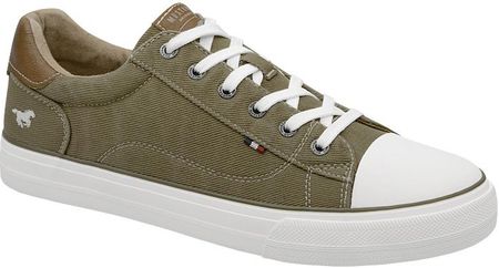 Kultowe Trampki MUSTANG 4180-303-77 Oliv Oliwkowe Khaki