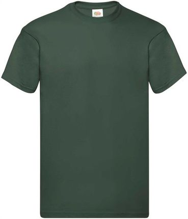 KOSZULKA MĘSKA t-shirt FRUIT OF THE LOOM ORIGINAL zieleń butelkowa XL