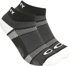 Skarpety do biegania unisex Oakley RIBBED ELLIPSE SHORT czarne FOS900869-02E