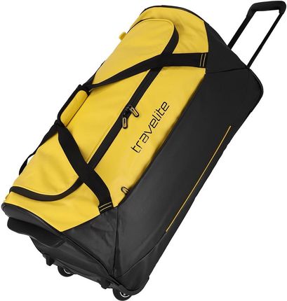 Torba podróżna na dwóch kołach Travelite Basics 71 cm - black / yellow