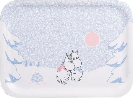 Muurla Taca Do Serwowania Muminki Let It Snow 20X27Cm