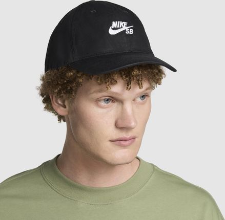 Czapka do skateboardingu o nieusztywnianej konstrukcji Nike SB Club - Czerń