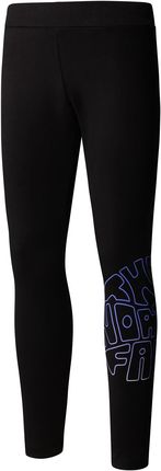 Legginsy damskie The North Face NEW GRAPHIC czarne NF0A87BEJK3