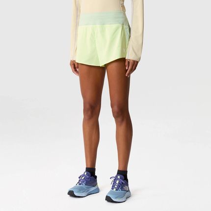 Damskie Szorty Sportowe The North Face W Summer Lt Short 2.5In - Astro Lime/Misty Sage