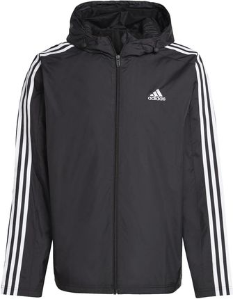 Kurtka przejściowa męska adidas ESSENTIALS 3-STRIPES WOVEN czarna IB0381