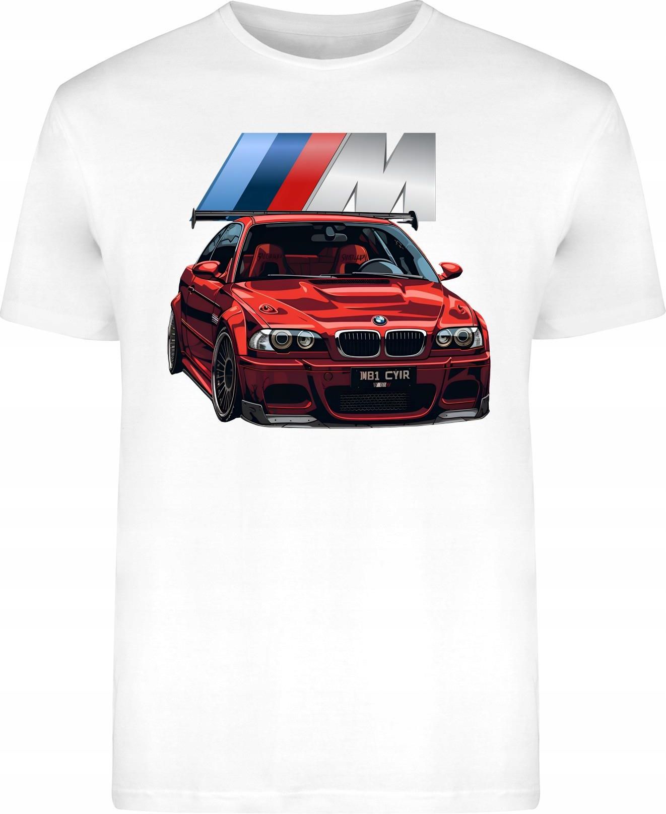 T-Shirt Uomo E36 M3 Serie 3 Grunge - Maglia In Cotone 100% Con Stampa Frontale, Vestibilità Contemporanea, Colore Bianco, Taglia S