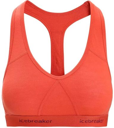 Stanik Sportowy Icebreaker W Sprite Racerback Bra - Vibrant Earth