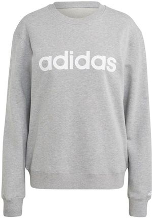 Adidas Bluza damska adidas Essentials Linear French Terry szara IC6880