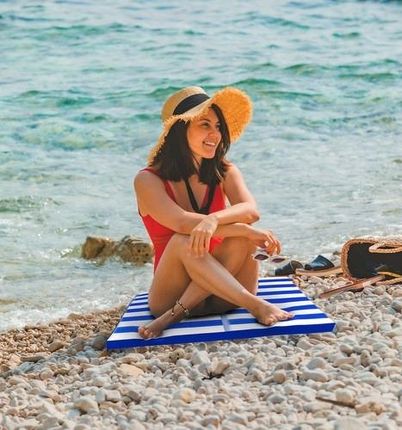 Trizand Mata Na Plaże Kamieniste 23137 Niebieska - zdjęcie 4
