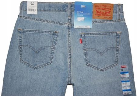 LEVIS 511 33/32 W33 L32 niebieskie 5539 pas 86 cm