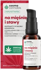 Zdjęcie Cosma Cannabis Na Mięśnie i Stawy Olejek 30 ml - Modliborzyce