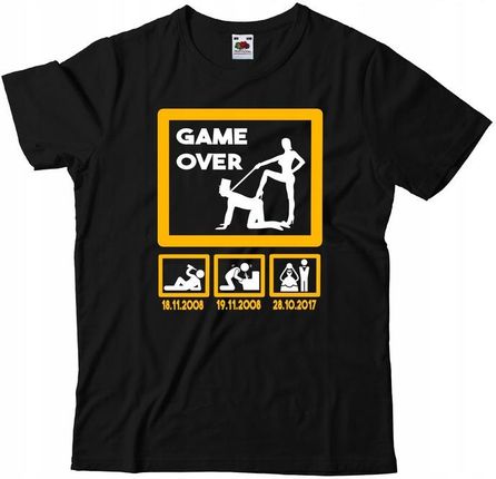KOSZULKA NA WIECZÓR KAWALERSKI GAME OVER PREZENT