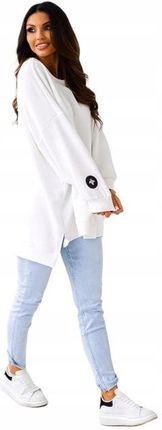 Bluza mucha oversize biała Me Gusta