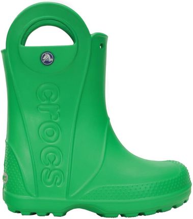 Crocs Kalosze dla dzieci Crocs Handle Rain zielone 12803 3E8