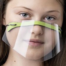 Zdjęcie Mini Przyłbica Na Nos I Usta - Zielona - Kętrzyn