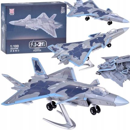 Jokomisiada Zestaw Klocków Samolot Bojowy J-20 Model 1:100