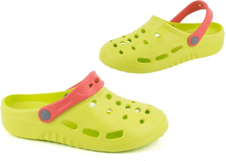 Klapki męskie obuwie piankowe 56650 Holiday limonka