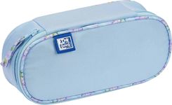 Zdjęcie Oxford Piórnik Z Klapką Flowers Niebieski - Kórnik