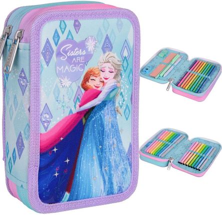 Coolpack Piórnik 2 Komorowy Z Wyposażeniem Disney Core Jumper Frozen - zdjęcie 3