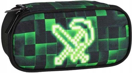 Starpak Piórnik Szkolny Saszetka Usztywniana Piksele Gra Minecraft Dla Chłopca - zdjęcie 3