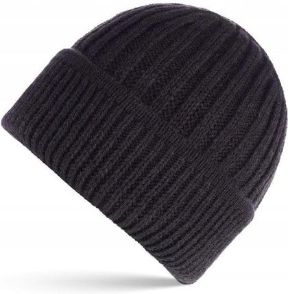 CZAPKA MĘSKA BEANIE SZARA ZIMOWA CIEPŁA PAOLO PERUZZI BR-02-GR